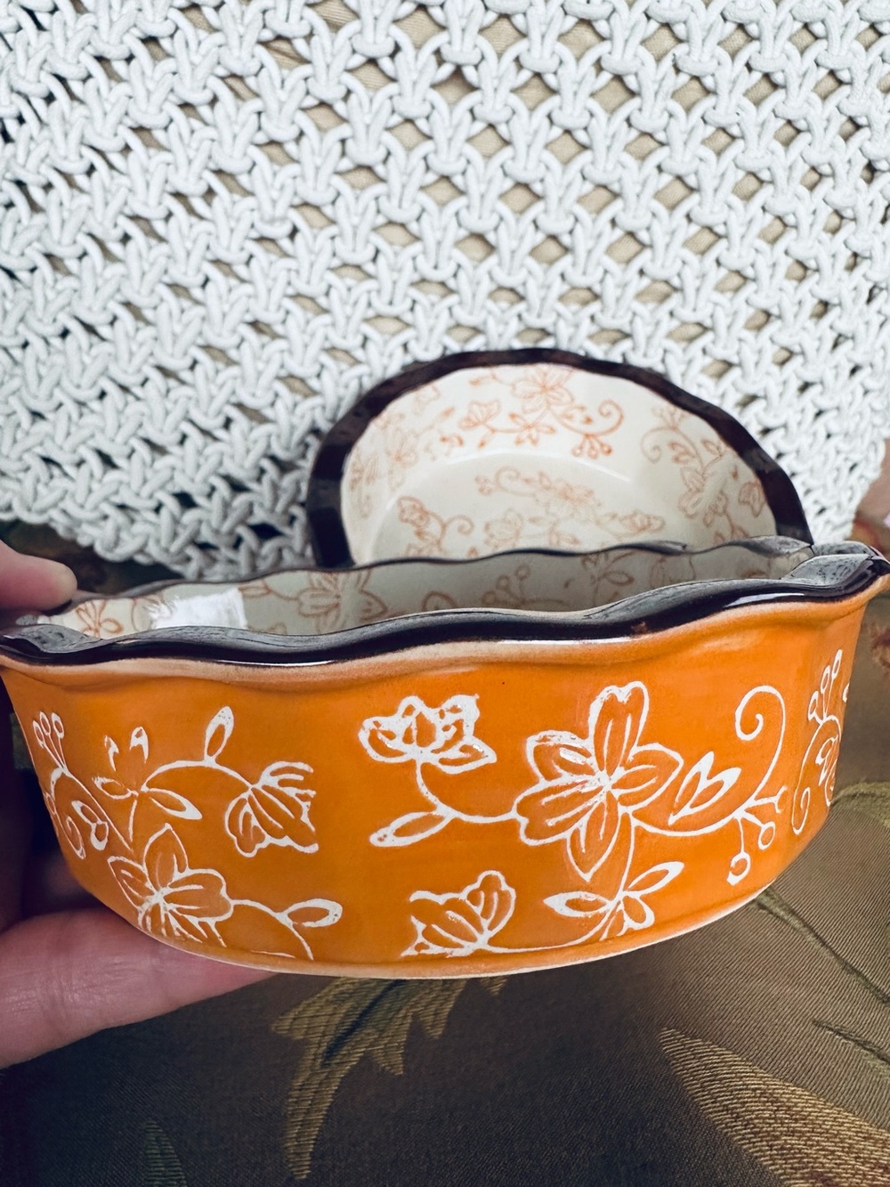 Temptations Ovenware Bowls (2) - Picture 2 of 5